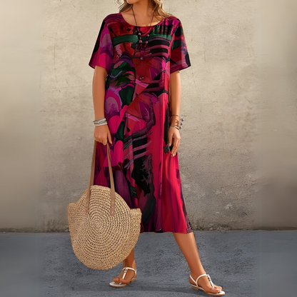 JOELLE | Flowing & Elegant Floral Dress