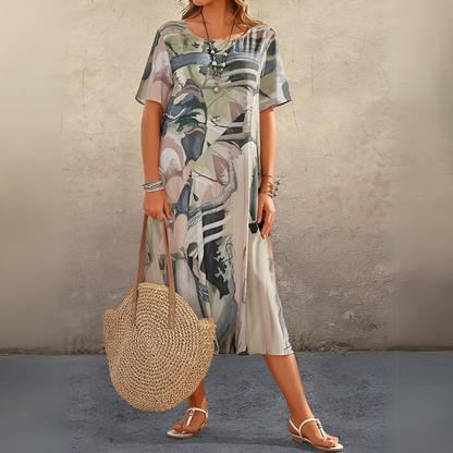 JOELLE | Flowing & Elegant Floral Dress
