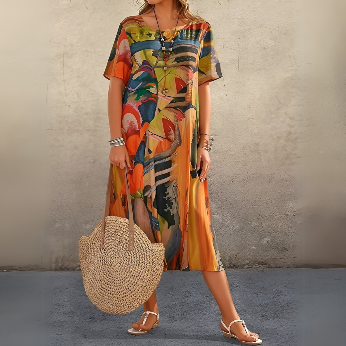 JOELLE | Flowing & Elegant Floral Dress