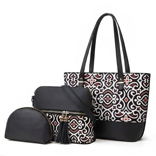 Linea Bold – 3-Piece Bag Set with Stylish Accents