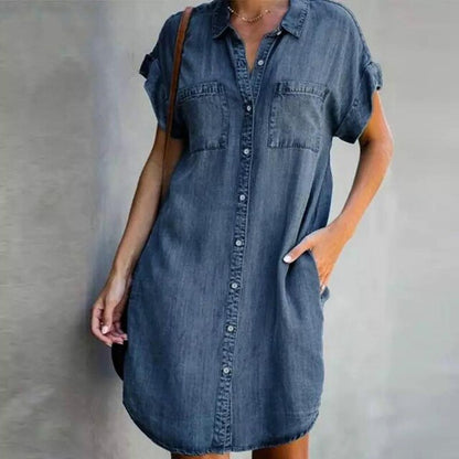 MADELEINE | Modern denim shirt dress