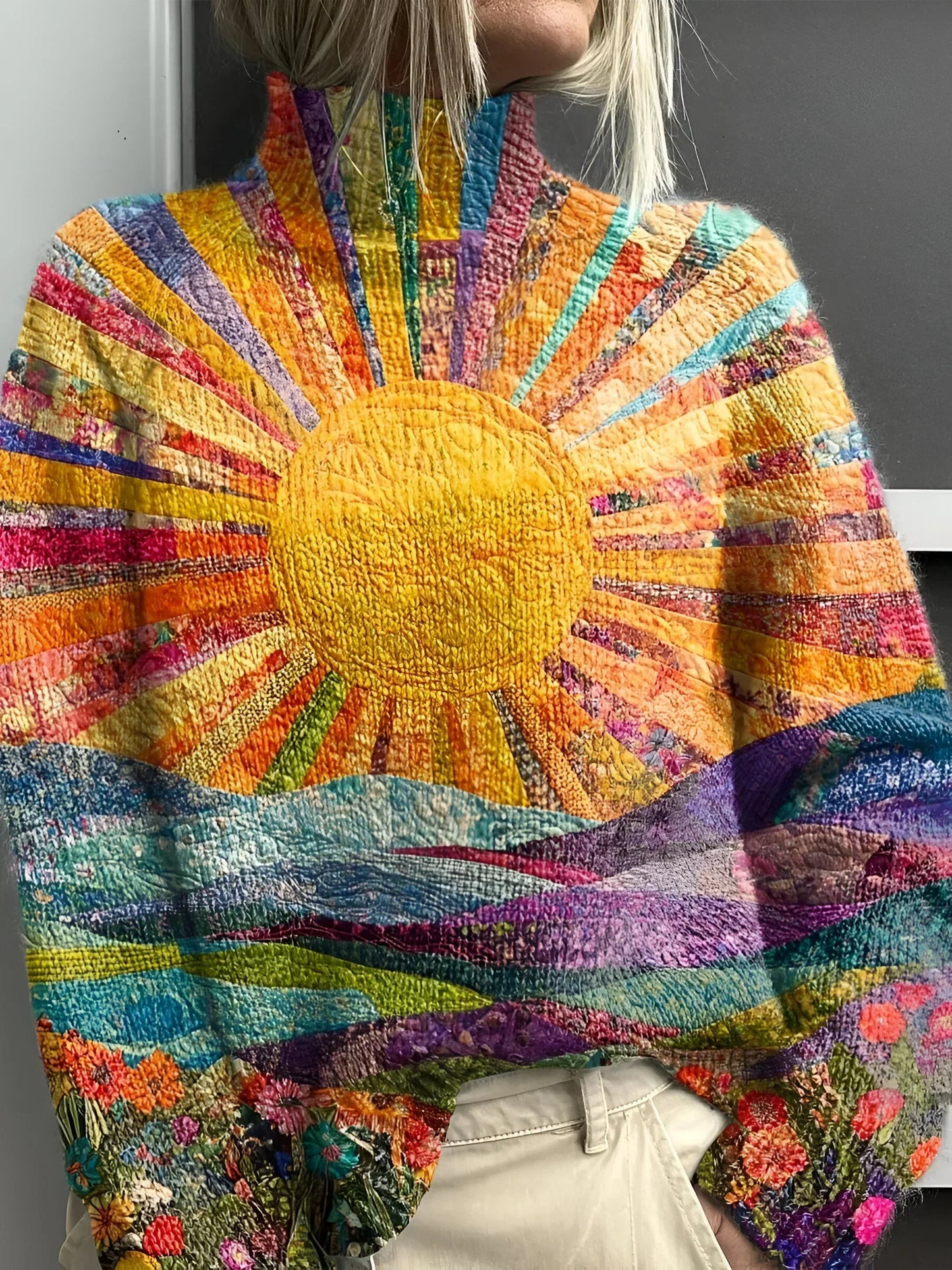 SIMONE | Cheerful and Colorful Turtleneck