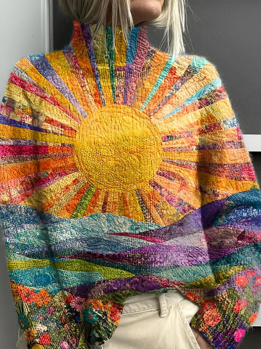 SIMONE | Cheerful and Colorful Turtleneck