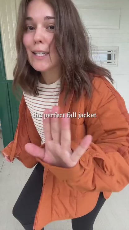 APRIL – Lightweight Zip Puffer Jacket