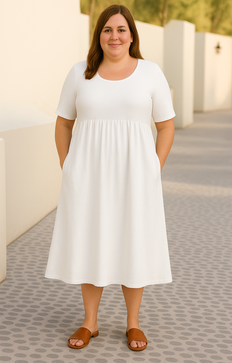 VICTOIRE | Loose Casual Dress – Stomach-Flattering Cut