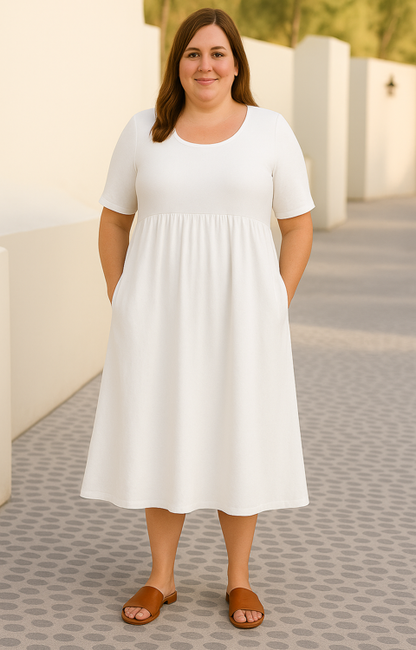 VICTOIRE | Loose Casual Dress – Stomach-Flattering Cut