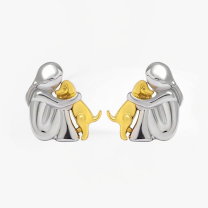 Olivine & Co | Dog Embrace Earring