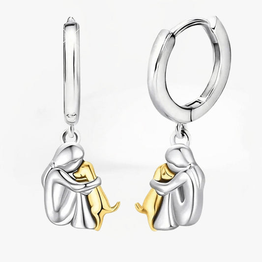Olivine & Co | Dog Embrace Earrings