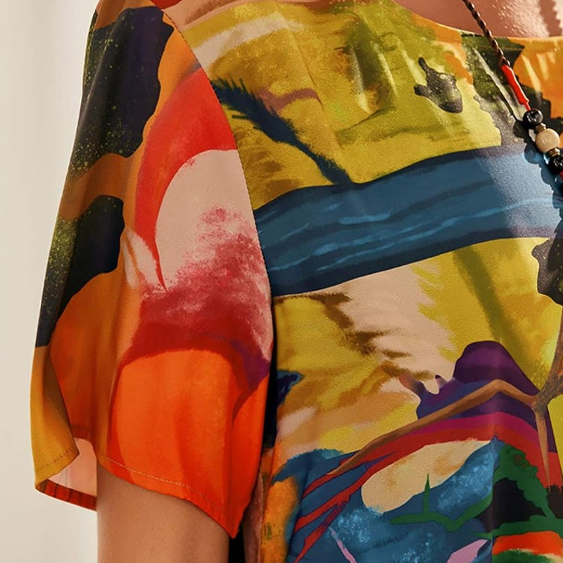 Tanya | Sun-Kissed Tropics Dress
