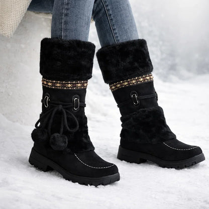 Rena Plush Snow Boots