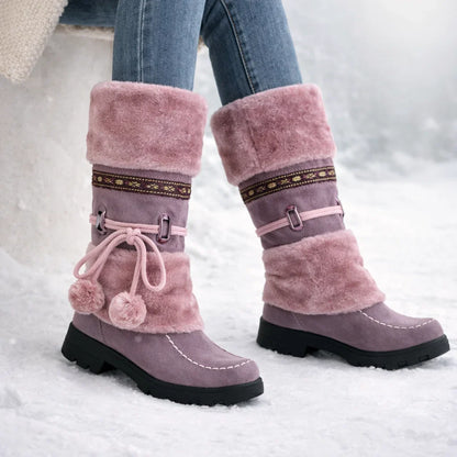 Rena Plush Snow Boots