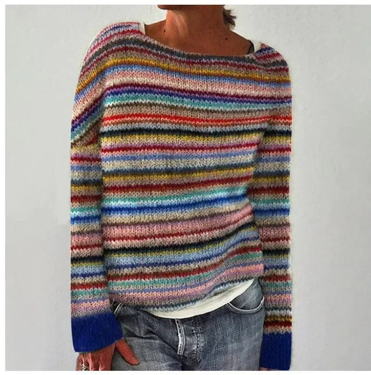 BRIGITTE | Printed Chic Sweater