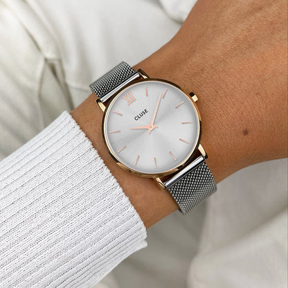 Midnight Bicolour Watch – Rose Weaving